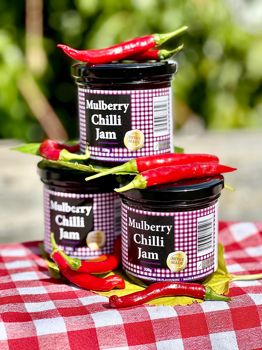 Mulberry Chilli Jam - S&S Preserves